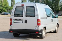 Fiat Scudo 1996–2007 Bageste dobbelte hjørnebøjler AK003-подвійний Black (rustfri) foto 2