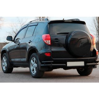 Bagerste hjørner AK003-double Black (2 stk., rustfrit stål) Toyota Rav 4 2006–2013 foto 2