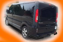 Opel Vivaro 2001–2015 Bagerste hjørnebøjler AK003-Подвійний Sort (rustfri stål) foto 3