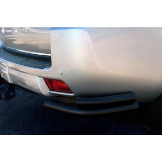Bagerste hjørnebøjler AK003-Подвійний Sort (rustfri stål) Toyota Land Cruiser Prado 150 2009–2023 foto 1