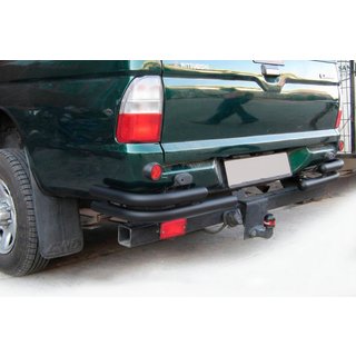 Bagerste hjørner AK003-Double Black (2 stk., rustfrit stål) Mitsubishi L200 1996–2006
