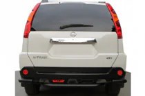 Nissan X-trail T31 2007–2014 Baghjørner til centralbøjle AK0073 Black (2 stk., rustfrit stål) foto 1
