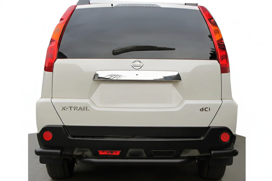 Nissan X-trail T31 2007–2014 Baghjørner til centralbøjle AK0073 Black (2 stk., rustfrit stål) Image