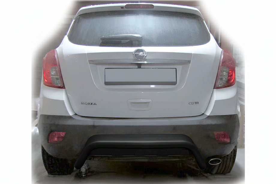 Opel Antara 2006–2017 Bageste rørbøjle AK007-2 Black (rustfrit stål) Image