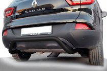 Renault Kadjar 2015–2022 Bageste kofangerbøjle AK007 Black (rustfri) foto 1