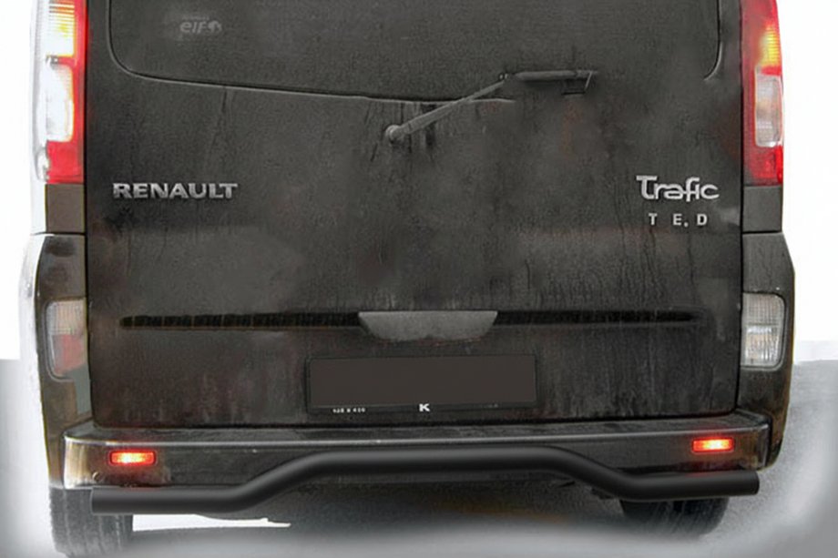 Renault Trafic 2001–2015 Bagbeskyttelsesbøjle AK006 Black (rustfrit stål) Image