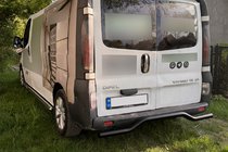 Opel Vivaro 2001–2015 Bagbeskyttelsesbøjle AK006 Black (rustfrit stål) foto 3