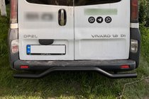 Opel Vivaro 2001–2015 Bagbeskyttelsesbøjle AK006 Black (rustfrit stål) foto 1