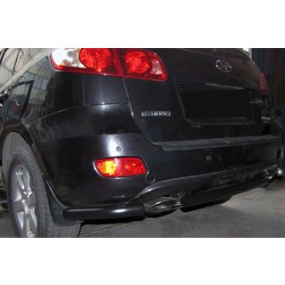 Baghjørner til centralbøjle AK0073 Black (2 stk., rustfrit stål) Hyundai Santa Fe 2 2006–2012