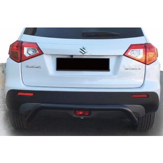 Bageste kofangerbøjle AK007 Black (rustfri) Suzuki Vitara 2015–