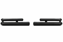 Toyota Land Cruiser Prado 120 2002–2009 Bageste dobbelte hjørnebøjler AK003-2 Black (2 stk., rustfrit stål) foto 6
