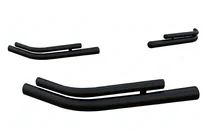 Mercedes Sprinter W906 2006–2018 Bageste dobbelte hjørnebøjler AK003-double Black (2 stk., rustfrit stål) foto 1