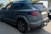 Renault Duster 2024– Bagerste beskyttelsesbøjle AK007 Black (rustfrit stål) foto 2
