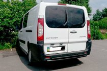 Fiat Scudo 2007–2015 Bageste bøjle AK002-Dobbelt Black (rustfrit stål) foto 1