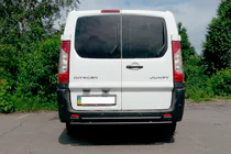 Peugeot Expert 2007–2016 Bagbeskyttelsesbøjle AK-002-Dobbelt Black (rustfrit stål) foto 3