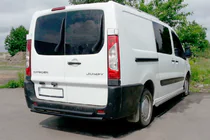 Peugeot Expert 2007–2016 Bagbeskyttelsesbøjle AK-002-Dobbelt Black (rustfrit stål) foto 2