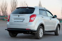 SsangYong Korando 2010–2019 Bageste rollbar AK005 Black (rustfrit stål) foto 3