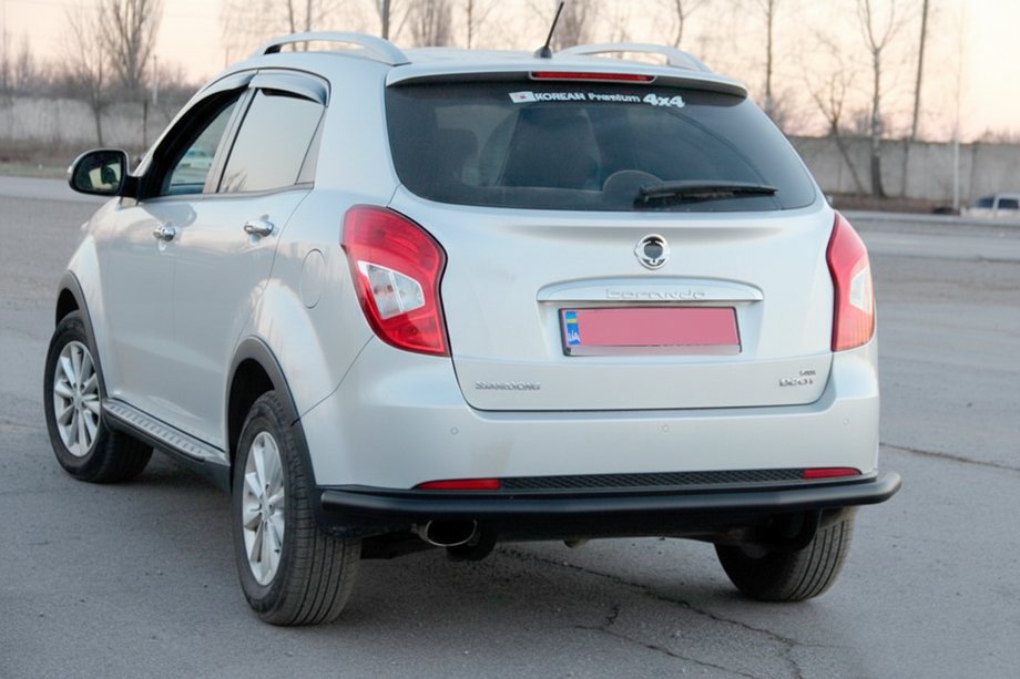 SsangYong Korando 2010–2019 Bageste rollbar AK005 Black (rustfrit stål) Image