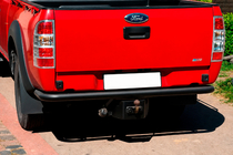 Ford Ranger 2007–2011 Bagbeskyttelsesbøjle AK005 Black (rustfrit stål) foto 1