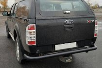 Ford Ranger 2007–2011 Bagbeskyttelsesbøjle AK005 Black (rustfrit stål) foto 5