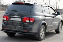 SsangYong Kyron 2005–2014 Bageste rollbar AK005 Black (rustfrit stål) foto 3