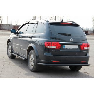 Bageste rollbar AK005 Black (rustfrit stål) SsangYong Kyron 2005–2014 foto 1