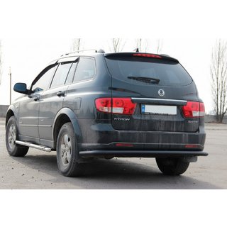 Bageste rollbar AK005 Black (rustfrit stål) SsangYong Kyron 2005–2014 foto 2