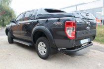 Ford Ranger 2011–2022 Bagerste beskyttelsesbøjle AK005 Black (2011-2018, rustfri) foto 3