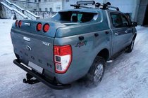Ford Ranger 2011–2022 Bagerste beskyttelsesbøjle AK005 Black (2011-2018, rustfri) foto 2