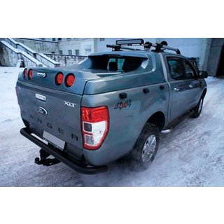 Bagerste beskyttelsesbøjle AK005 Black (2011-2018, rustfri) Ford Ranger 2011–2022 foto 2