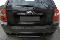 Kia Sportage 2004–2010 Bageste beskyttelsesbøjle AK005 Black (rustfrit stål) foto 1