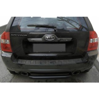 Bageste beskyttelsesbøjle AK005 Black (rustfrit stål) Kia Sportage 2004–2010