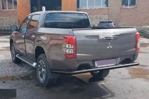 Fiat Fullback 2016– Bagbeskyttelsesbøjle AK005 Black (rustfrit stål) foto 2