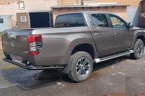 Fiat Fullback 2016– Bagbeskyttelsesbøjle AK005 Black (rustfrit stål) foto 4