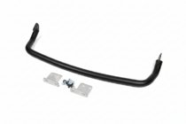Hyundai Santa Fe 2 2006–2012 Bagerste beskyttelsesbøjle AK005 Black (2 stk., rustfri) foto 2