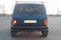Lada Niva og Urban 1977– Bageste beskyttelsesbøjle AK002 dobbelt Sort foto 2