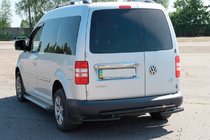 Volkswagen Caddy 2010–2015 Bagbøjle AK003-2 Black (2 stk., rustfrit stål) foto 3