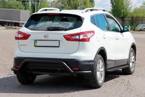 Nissan Qashqai 2014–2021 Bagbøjle AK007-Plus Black (rustfrit stål) foto 3