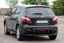 Nissan Qashqai 2007–2010 Bageste bøje AK011 Black (rustfrit stål) foto 3
