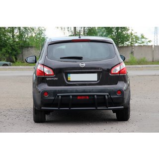 Bageste bøje AK011 Black (rustfrit stål) Nissan Qashqai 2007–2010 foto 1