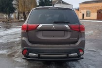 Mitsubishi Outlander 2012–2021 Bagbøjle AK004-2 Black (rustfrit stål) foto 2
