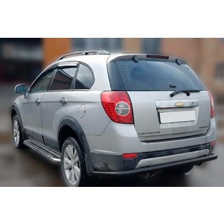Bagbeskyttelsesbøjle AK005 Black (rustfrit stål) Chevrolet Captiva 2006–2019 foto 1