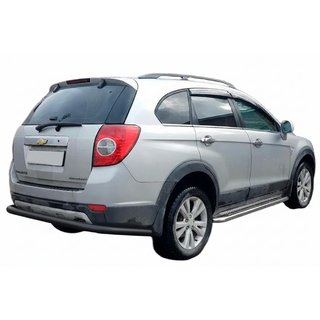 Bagbeskyttelsesbøjle AK005 Black (rustfrit stål) Chevrolet Captiva 2006–2019 foto 3