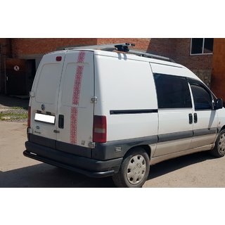Bagbeskyttelsesbøjle AK005 Black (rustfrit stål) Fiat Scudo 1996–2007 foto 3
