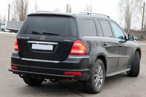 Mercedes GL-klasse X164 2006–2012 Bagbøjle AK-style Black (rustfrit stål) foto 3