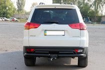 Mitsubishi Pajero Sport 2008–2015 Bagkofangerbeskyttelse AK003-Special Black (2 stk., rustfrit stål) foto 2