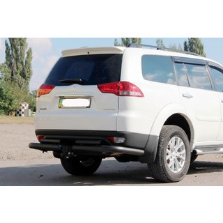 Bagkofangerbeskyttelse AK003-Special Black (2 stk., rustfrit stål) Mitsubishi Pajero Sport 2008–2015 foto 1