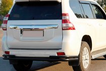 Toyota Land Cruiser Prado 150 2009–2023 Bagbeskyttelsesbøjle AK005-2 Black (rustfrit stål) foto 5