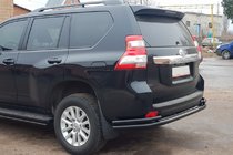 Toyota Land Cruiser Prado 150 2009–2023 Bagbeskyttelsesbøjle AK005-2 Black (rustfrit stål) foto 3