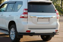 Toyota Land Cruiser Prado 150 2009–2023 Bagbeskyttelsesbøjle AK005-2 Black (rustfrit stål) foto 6